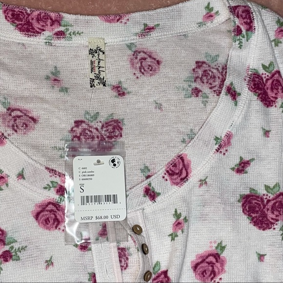 NWT Free People Dylan Thermal Printed Bodysuit Size Small - Picture 7 of 10